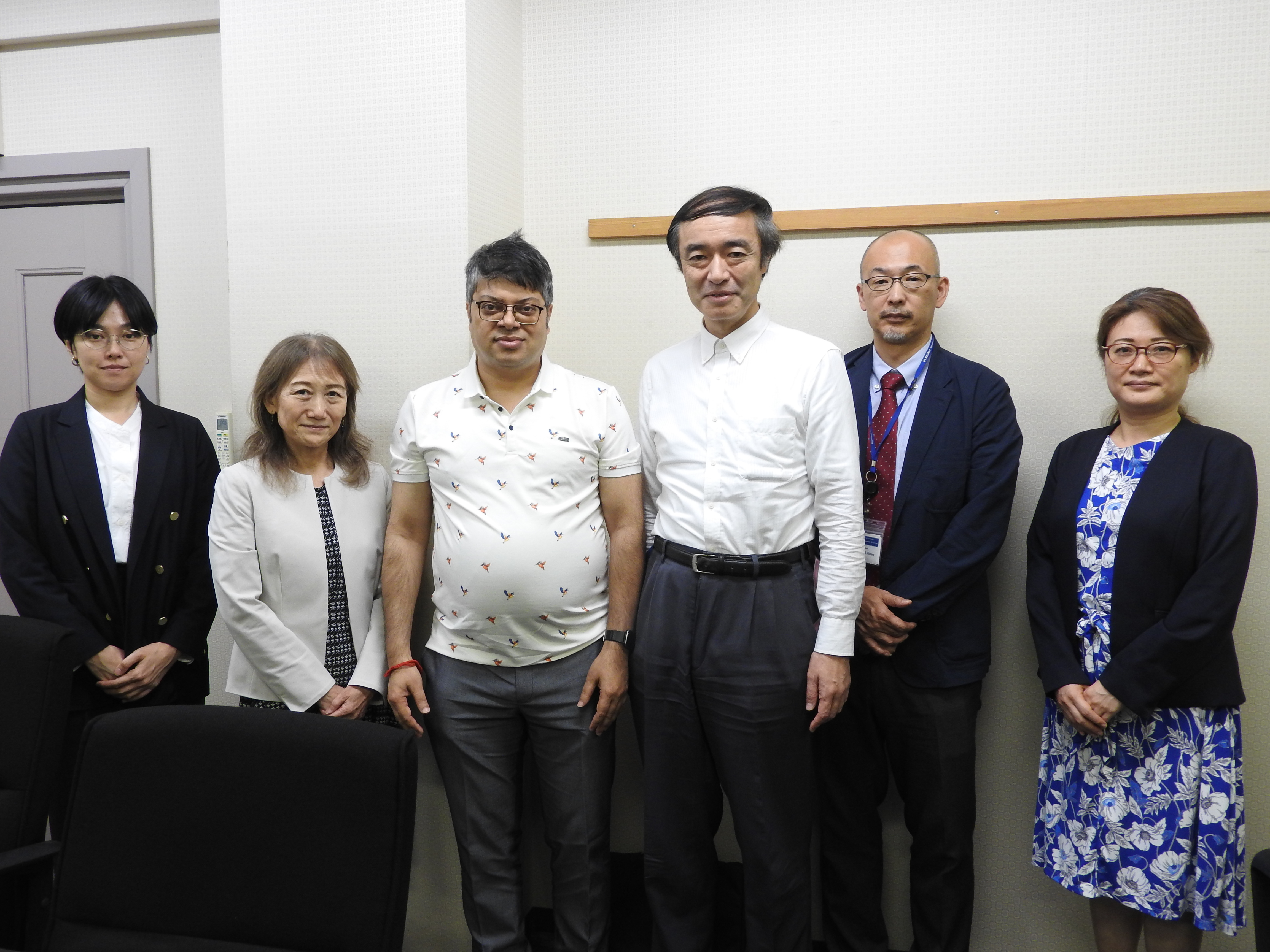 Dean for International Relations Trun Kanti Panda of IITH visits Tokyo Tech